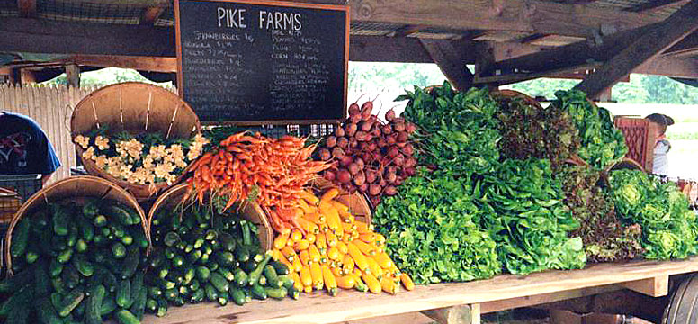 Pike's Farms Stand in Sagaponack, New York